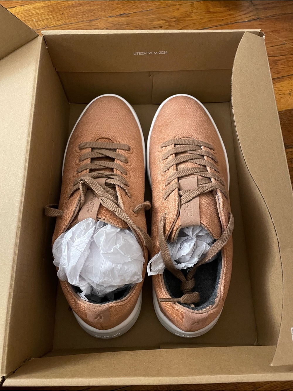 allbirds Cruiser Velvet in Sienna Blush
